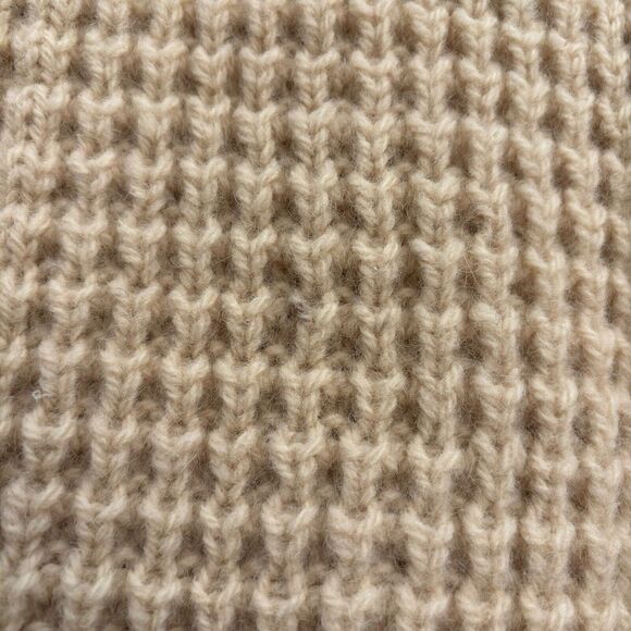 Vintage Wool Cardigan Sweater Cream Ireland Pure Wool Hand Knit - Picture 7 of 9